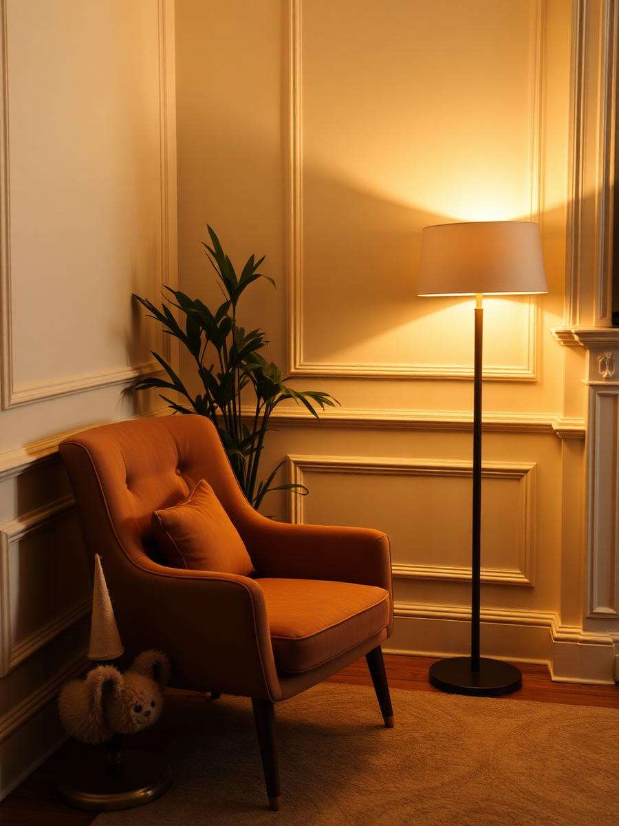 Cosy lounge corner with armchair